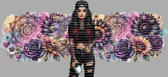 16oz Sunflower Girl-SU-451